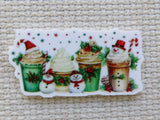 First view of Snowman Drinks Needle Minder.