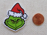 Second view of Mr. Grinch Needle Minder.