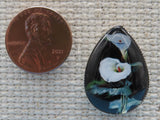 Second view of Calla Lily Teardrop Domed Needle Minder/