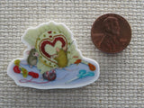 Second view of Stitching Mice Needle Minder.