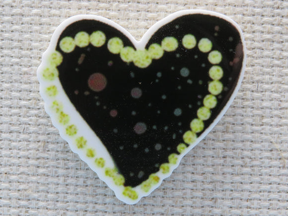 First view of Black Pearl Heart Needle Minder.