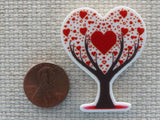 Second view of Heart Tree Needle Minder.