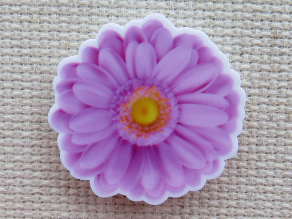 First view of Pink Gerber Daisy Needle Minder.