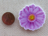Second view of Pink Gerber Daisy Needle Minder.