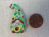 Second view of Avocado Gnome Needle Minder.