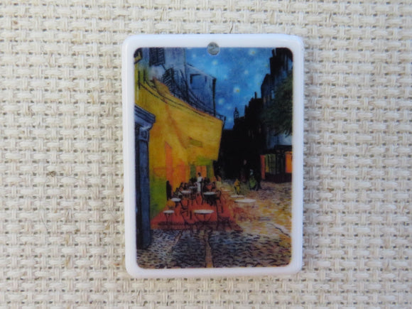 First view of Café Terrace at Night Needle Minder.