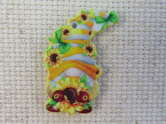 First view of Sunflower Gnome Needle Minder.
