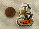 Second view of Halloween Treat Stand Needle Minder.