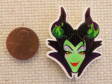 Second view of Maleficent Head Needle Minder.