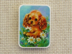 First view of Cute Spaniel Puppy Needle Minder.