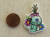 Second view of Flowery Scrump Needle Minder.