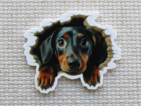 First view of Hi There Dachshund Needle Minder.