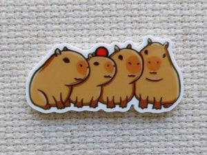 First view of A Herd of Capybaras Needle Minder.