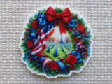 First view of Patriotic Wreath Needle Minder.