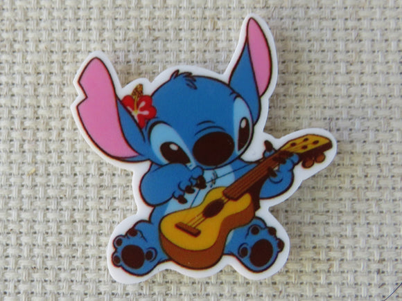 First view of Stitch Playing the Guitar Needle Minder.