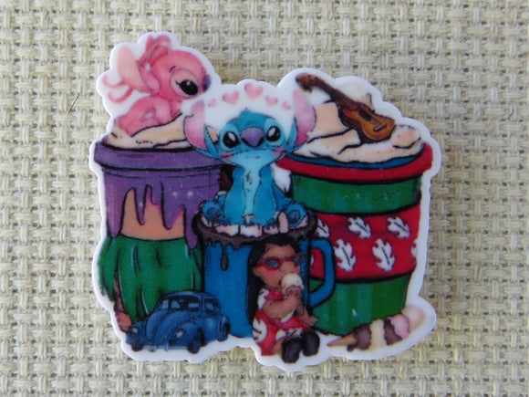 First view of Stitch Themed Treats Needle Minder.