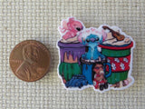 Second view of Stitch Themed Treats Needle Minder