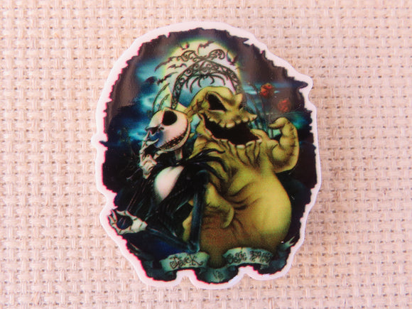First view of Jack and Oogie Needle Minder.