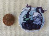 Second view of Ursula in a Fish Bowl Needle Minder.