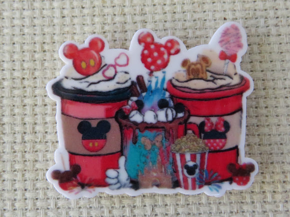 First view of Mickey Themed Drinks and Treats Needle Minder.