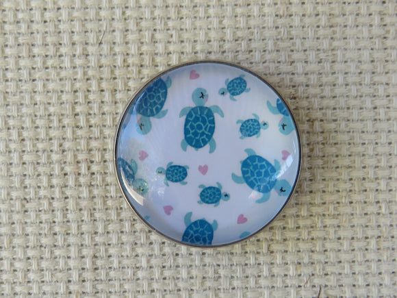 First view of Blue Turtles Domed Needle Minder.
