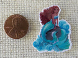 Second view of live action Little Mermaid on a rock needle minder.