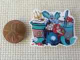 Second view of The Little Mermaid Themed Treats and Drinks Needle Minder.