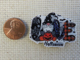 Second view of Halloween Love Gnome Needle Minder.