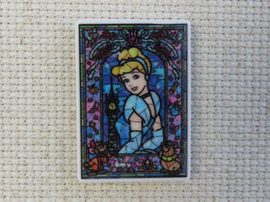 First view of Cinderella Stained Glass Needle Minder.