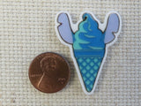 Second view of Stitch Ice Cream Cone Needle Minder.