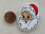 Second view of Merry Christmas Santa Needle Minder.