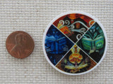 Second view of The Four Houses of Hogwarts Needle Minder.