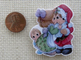 Second view of Christmas Holly Hobby Needle Minder.