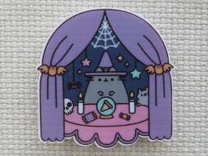 First view of Fortune Telling Cartoon Cat Needle Minder.