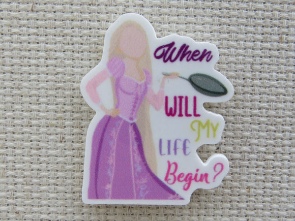 First view of When Will My Life Begin? Needle Minder.