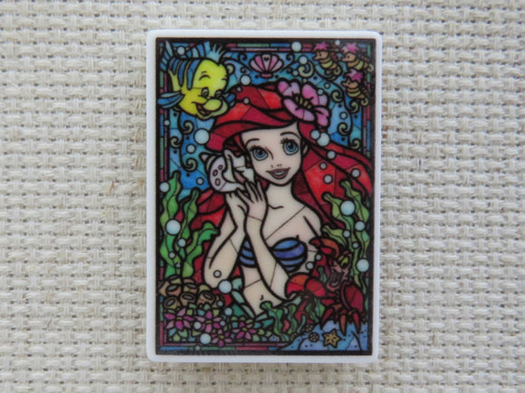 First view of Stained Glass Ariel Needle Minder.