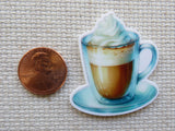 Second view of A Glass of Chocolate Milk with Whipped Cream on Top Needle Minder.