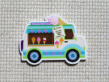 Colorful ice cream truck minder. 