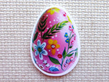 First view of Pink Floral Easter Egg Needle Minder.