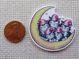 Second view of Kitty Cats Sleeping in the Moon Needle Minder.