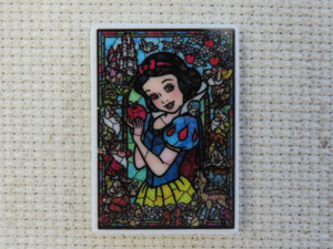 First view of Snow White Stained Glass Needle Minder.