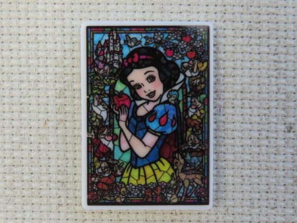 First view of Snow White Stained Glass Needle Minder.