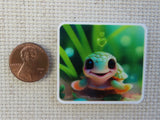 Second view of Turtle Love Needle Minder.
