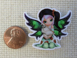 Second view of Green Fairy Needle Minder.