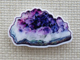 First view of Purple Geode Needle Minder.