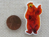 Second view of Bear in the Big Blue House Needle Minder.