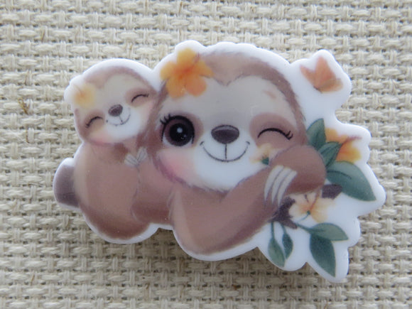 First view of Cuddling Sloths Needle Minder.