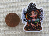 Second view of Fairy Witch Needle Minder.