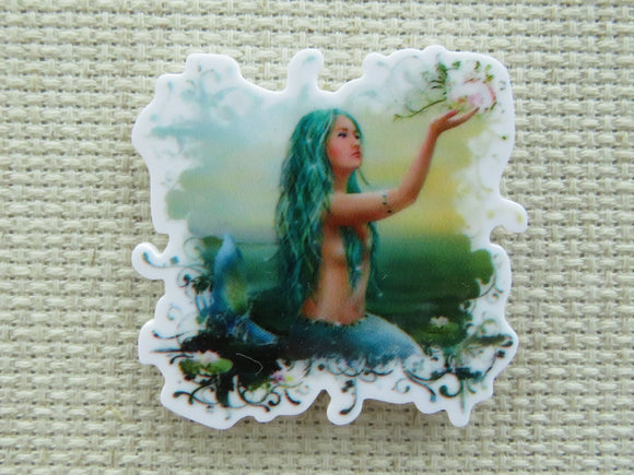First view of Green Mermaid Needle Minder.