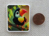 Second view of Adorable Toucan Needle Minder.